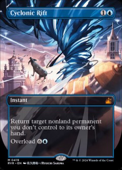 Cyclonic Rift Ravnica Remastered Anime Bordless